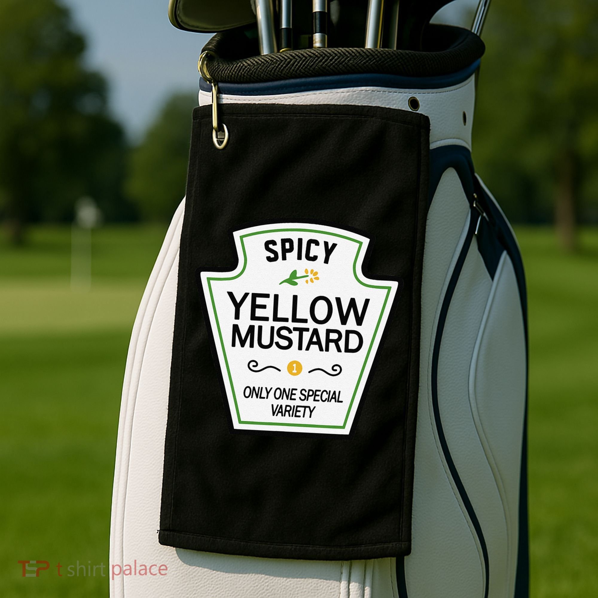 Mustard Condiments Group Halloween Costumes Golf Towel