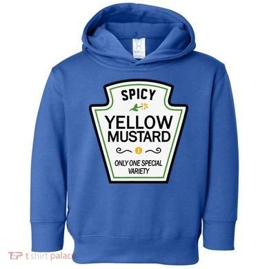 Mustard Condiments Group Halloween Costumes Toddler Hoodie