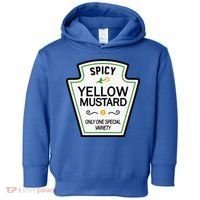 Mustard Condiments Group Halloween Costumes Toddler Hoodie thumb 0