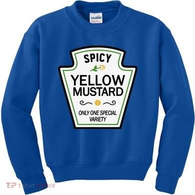 Mustard Condiments Group Halloween Costumes Kids Sweatshirt