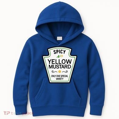 Mustard Condiments Group Halloween Costumes Kids Hoodie