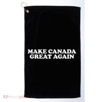 Make Canada Great Again Canada 51st State Funny Golf Towel thumb 0