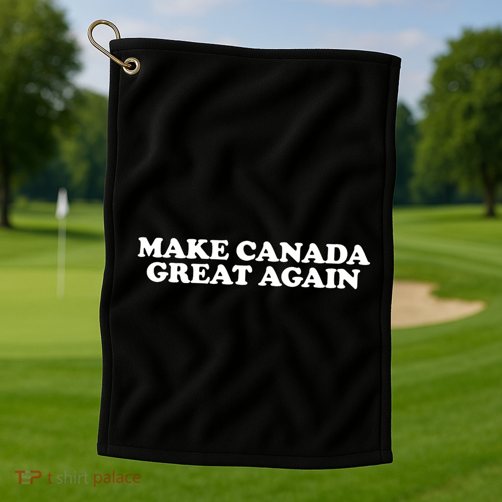 Make Canada Great Again Canada 51st State Funny Golf Towel