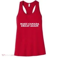 Make Canada Great Again Canada 51st State Funny Women's Tank Top thumb 0