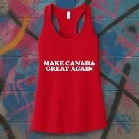 Make Canada Great Again Canada 51st State Funny Women's Tank Top thumb 3