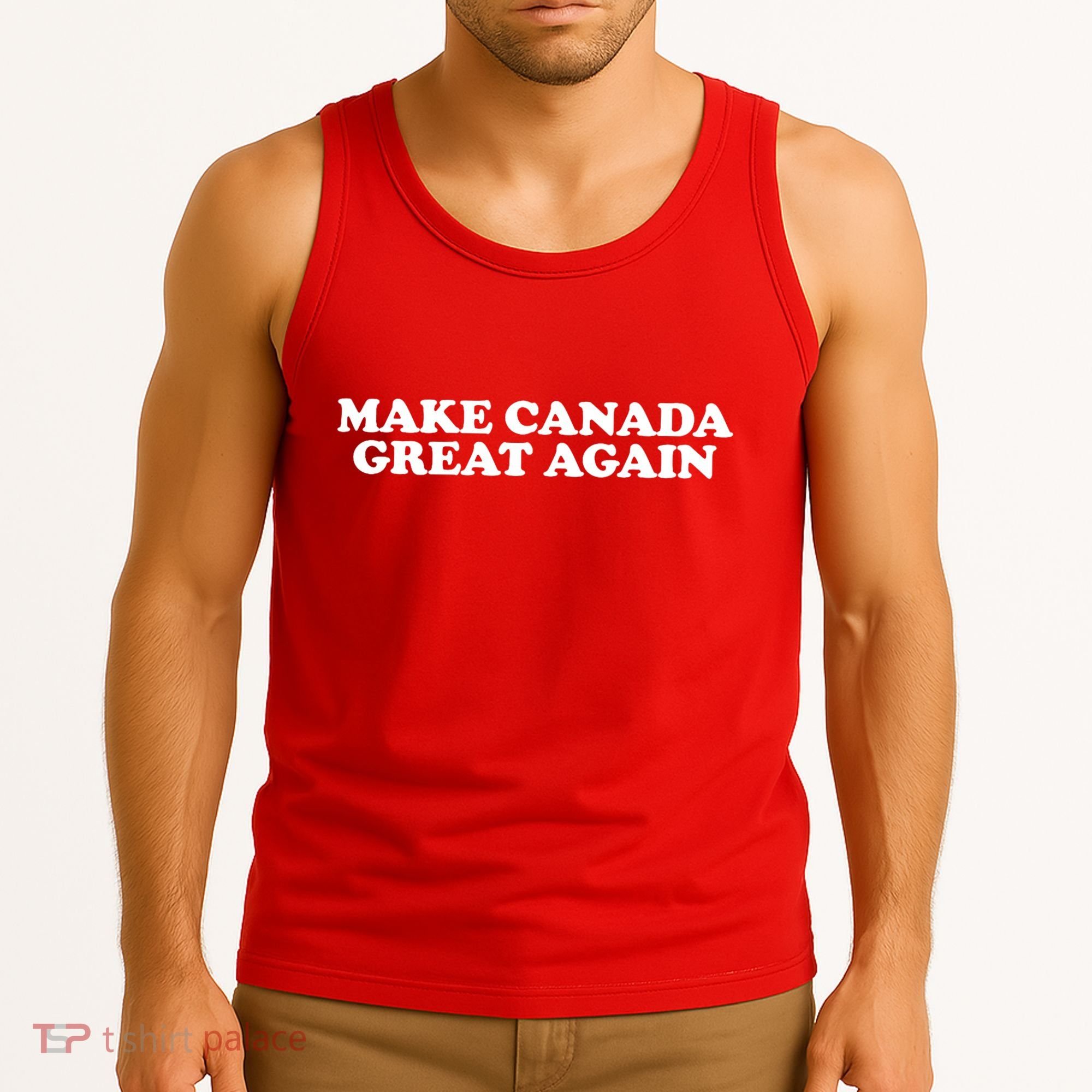 Make Canada Great Again Canada 51st State Funny Tank Top