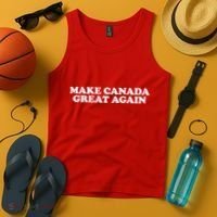Make Canada Great Again Canada 51st State Funny Tank Top thumb 4