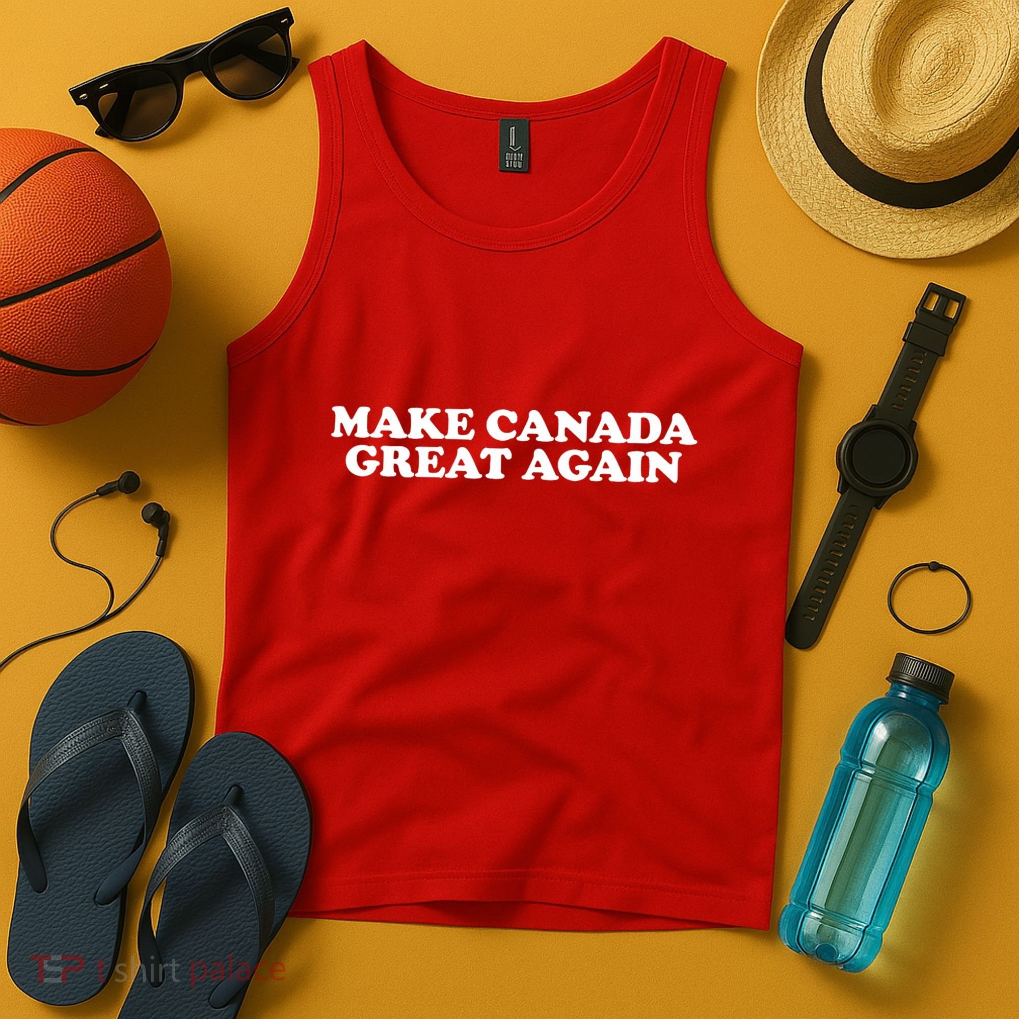 Make Canada Great Again Canada 51st State Funny Tank Top