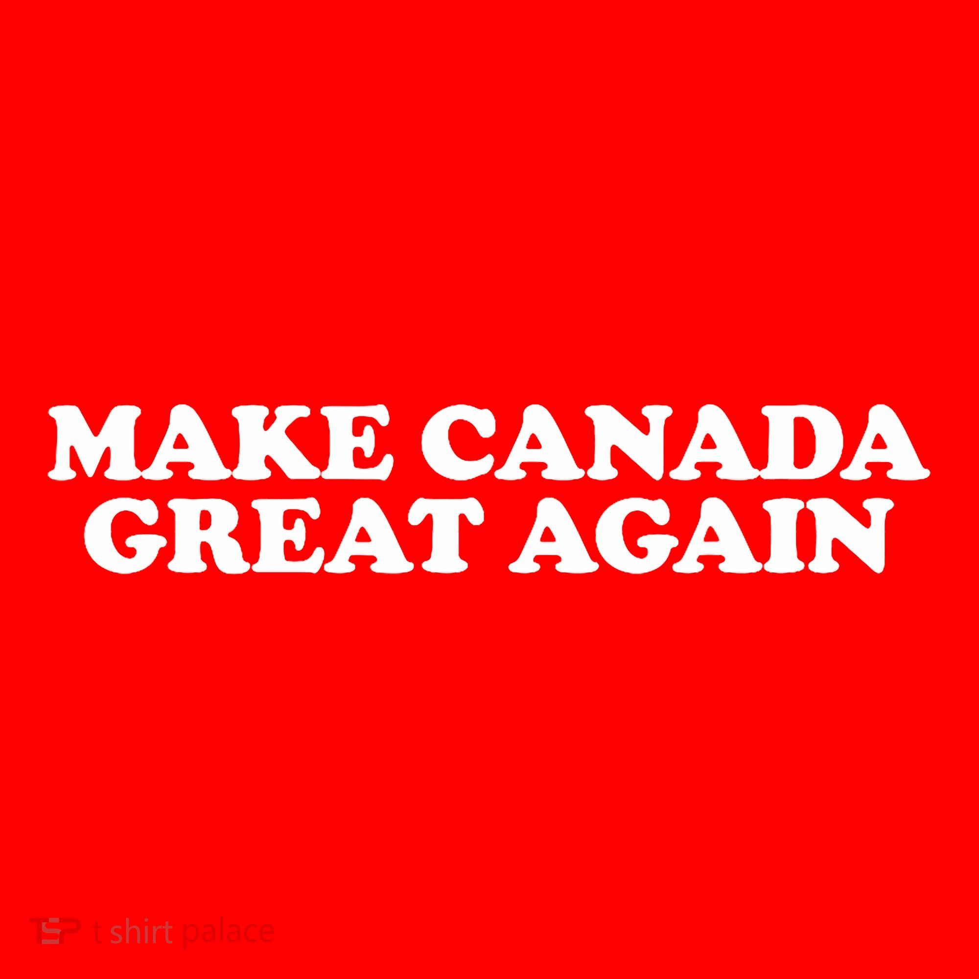 Make Canada Great Again Canada 51st State Funny Tank Top