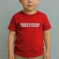 Make Canada Great Again Canada 51st State Funny Toddler T-Shirt thumb 2
