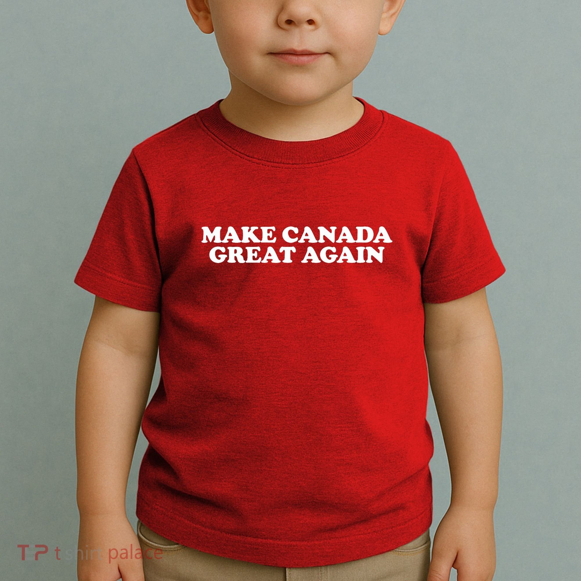 Make Canada Great Again Canada 51st State Funny Toddler T-Shirt