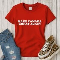 Make Canada Great Again Canada 51st State Funny Women's T-Shirt thumb 3