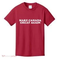 Make Canada Great Again Canada 51st State Funny Kids T-Shirt thumb 0