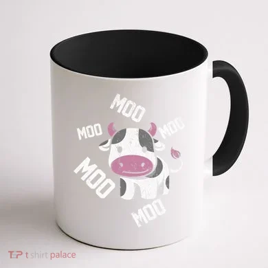 Moo Cow Gift Coffee Mug back