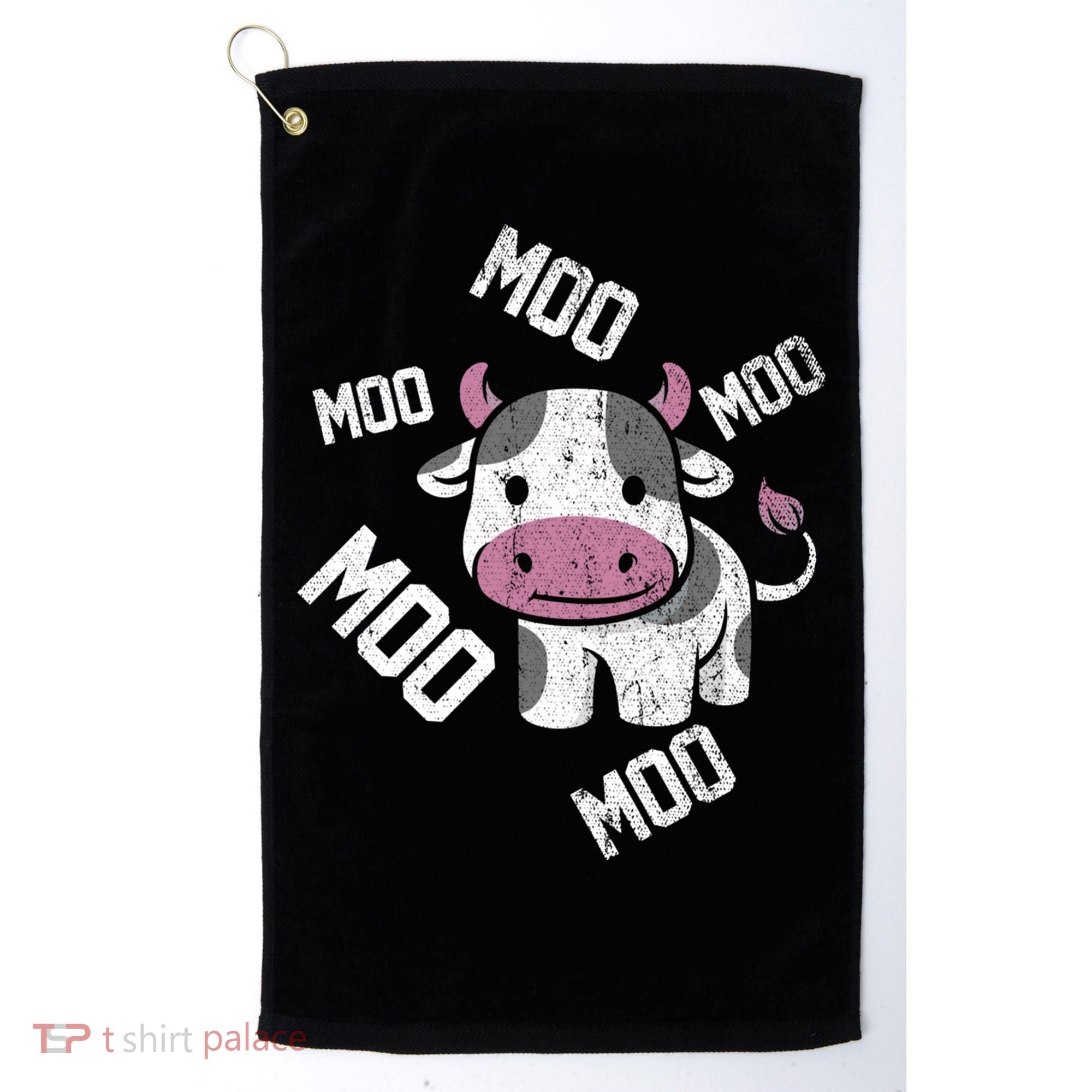 Moo Cow Gift Golf Towel
