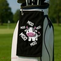 Moo Cow Gift Golf Towel thumb 2