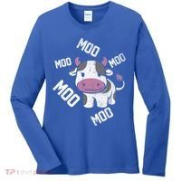 Moo Cow Gift Women's Long Sleeve Shirt thumb 0