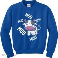 Moo Cow Gift Kids Sweatshirt thumb 0