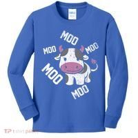 Moo Cow Gift Kids Long Sleeve Shirt thumb 0