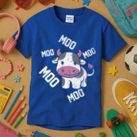 Moo Cow Gift Kids T-Shirt thumb 3