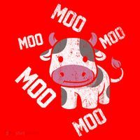 Moo Cow Gift Santa Hat thumb 1