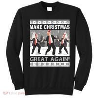 Make Christmas Great Again Trump Dancing Sweatshirt thumb 0