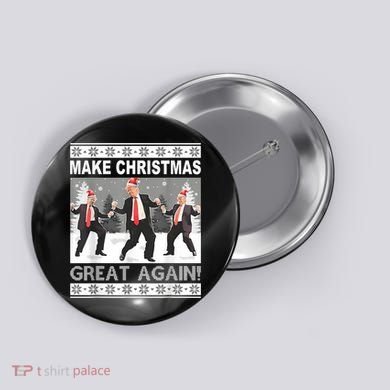 Make Christmas Great Again Trump Dancing Button
