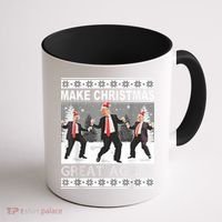 Make Christmas Great Again Trump Dancing Coffee Mug thumb 1