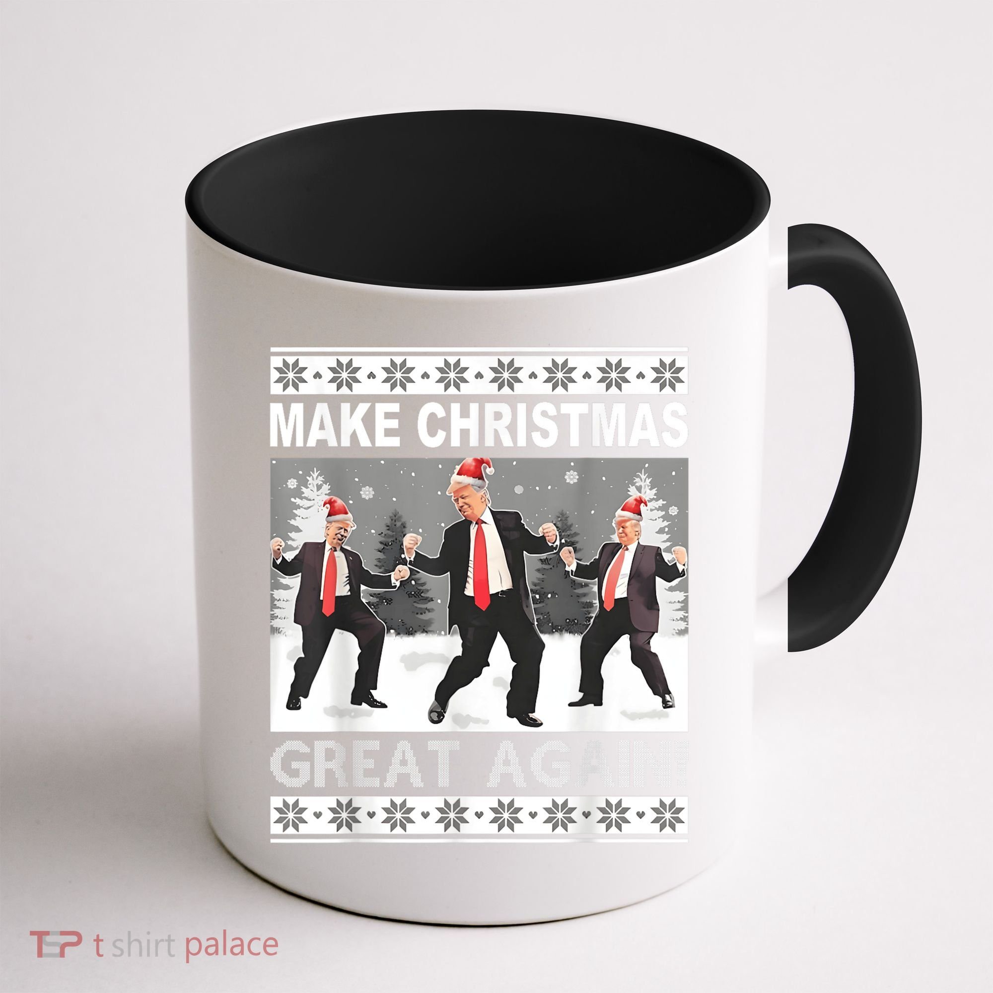 Make Christmas Great Again Trump Dancing Coffee Mug