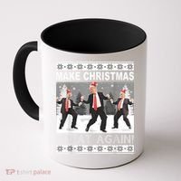 Make Christmas Great Again Trump Dancing Coffee Mug thumb 0