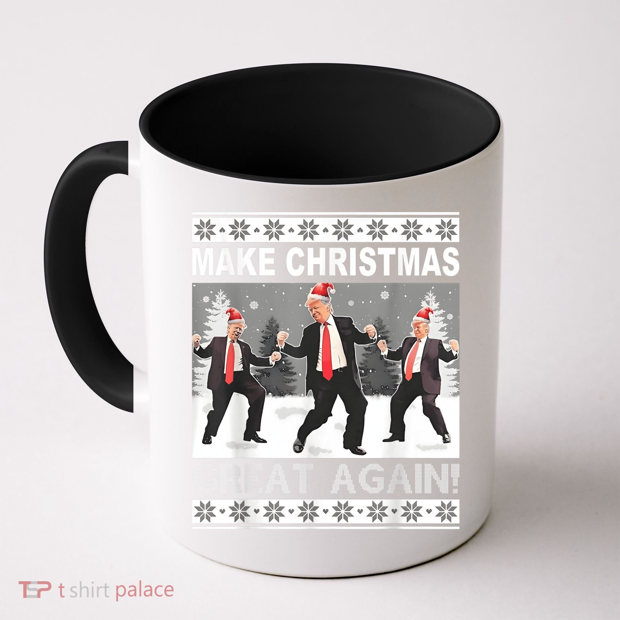 Make Christmas Great Again Trump Dancing Coffee Mug