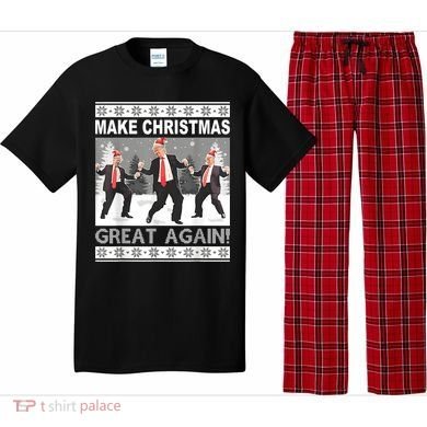 Make Christmas Great Again Trump Dancing Pajama Set