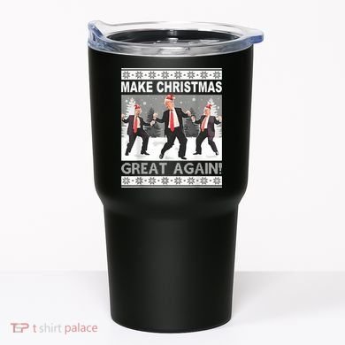 Make Christmas Great Again Trump Dancing Tumbler