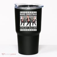 Make Christmas Great Again Trump Dancing Tumbler thumb 0