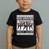 Make Christmas Great Again Trump Dancing Toddler T-Shirt thumb 2