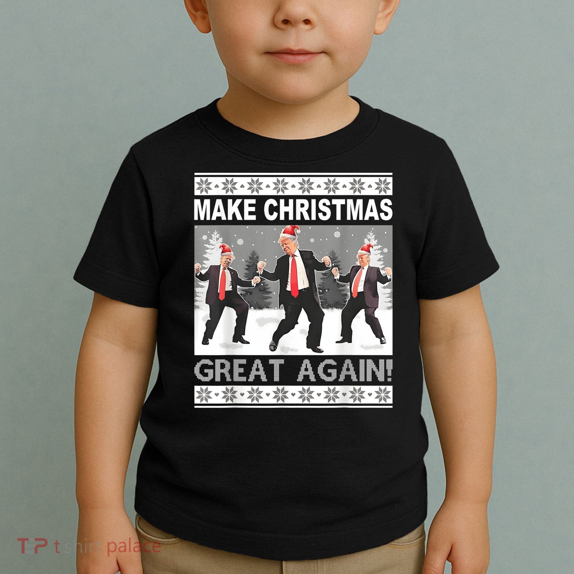 Make Christmas Great Again Trump Dancing Toddler T-Shirt