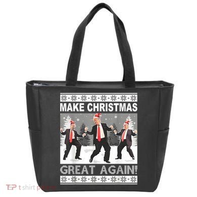Make Christmas Great Again Trump Dancing Tote Bag
