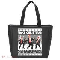 Make Christmas Great Again Trump Dancing Tote Bag thumb 0