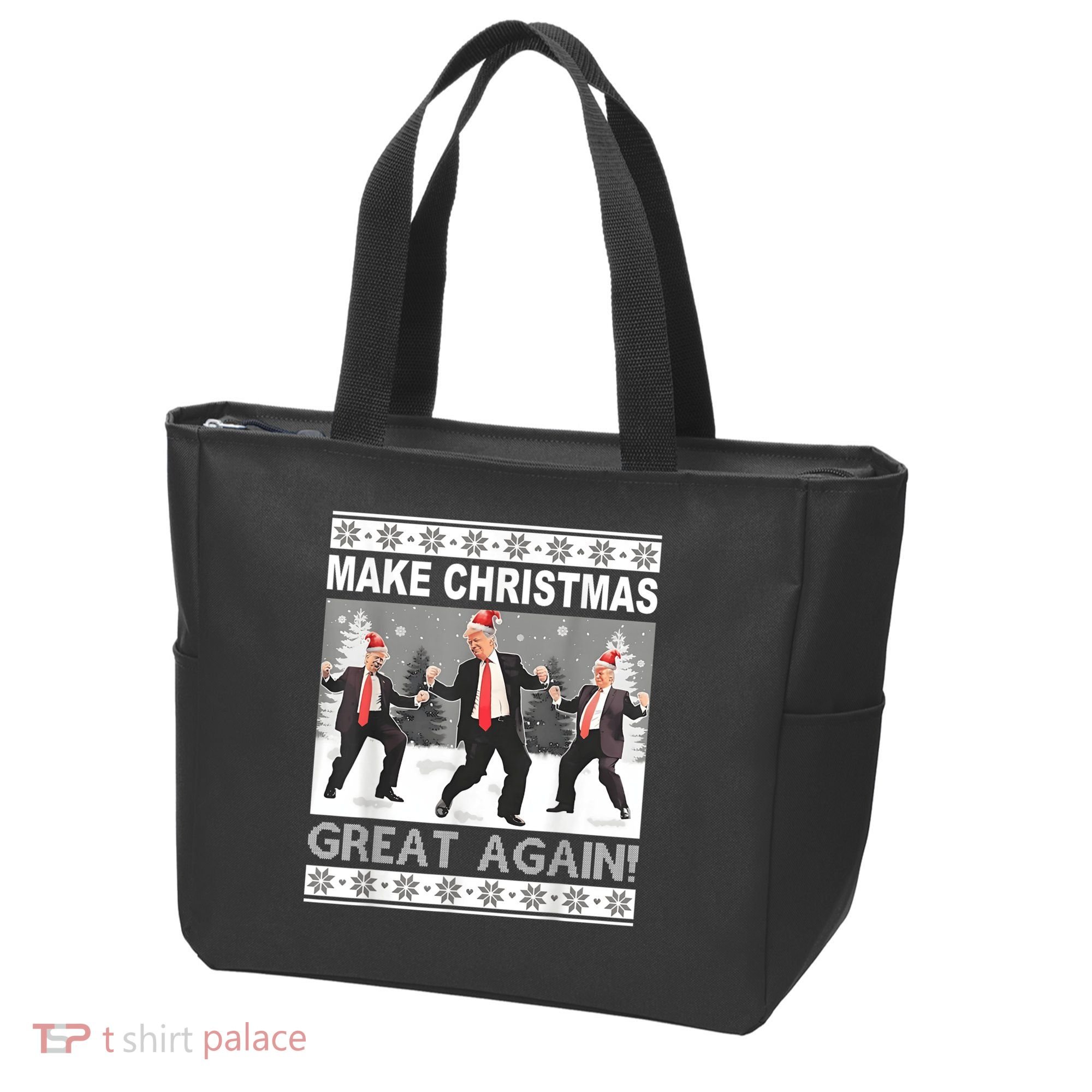 Make Christmas Great Again Trump Dancing Tote Bag