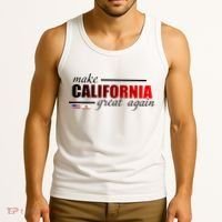 Make California Great Again Tank Top thumb 3