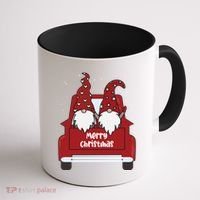 Merry Christmas Gnome Holiday Cute Coffee Mug thumb 1