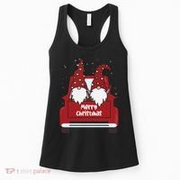 Merry Christmas Gnome Holiday Cute Women's Tank Top thumb 0