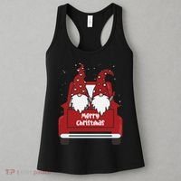 Merry Christmas Gnome Holiday Cute Women's Tank Top thumb 3