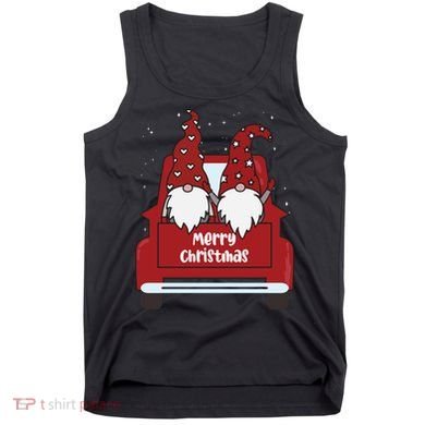 Merry Christmas Gnome Holiday Cute Tank Top