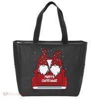 Merry Christmas Gnome Holiday Cute Tote Bag thumb 0