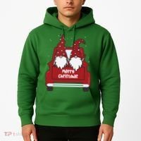 Merry Christmas Gnome Holiday Cute Hoodie thumb 2