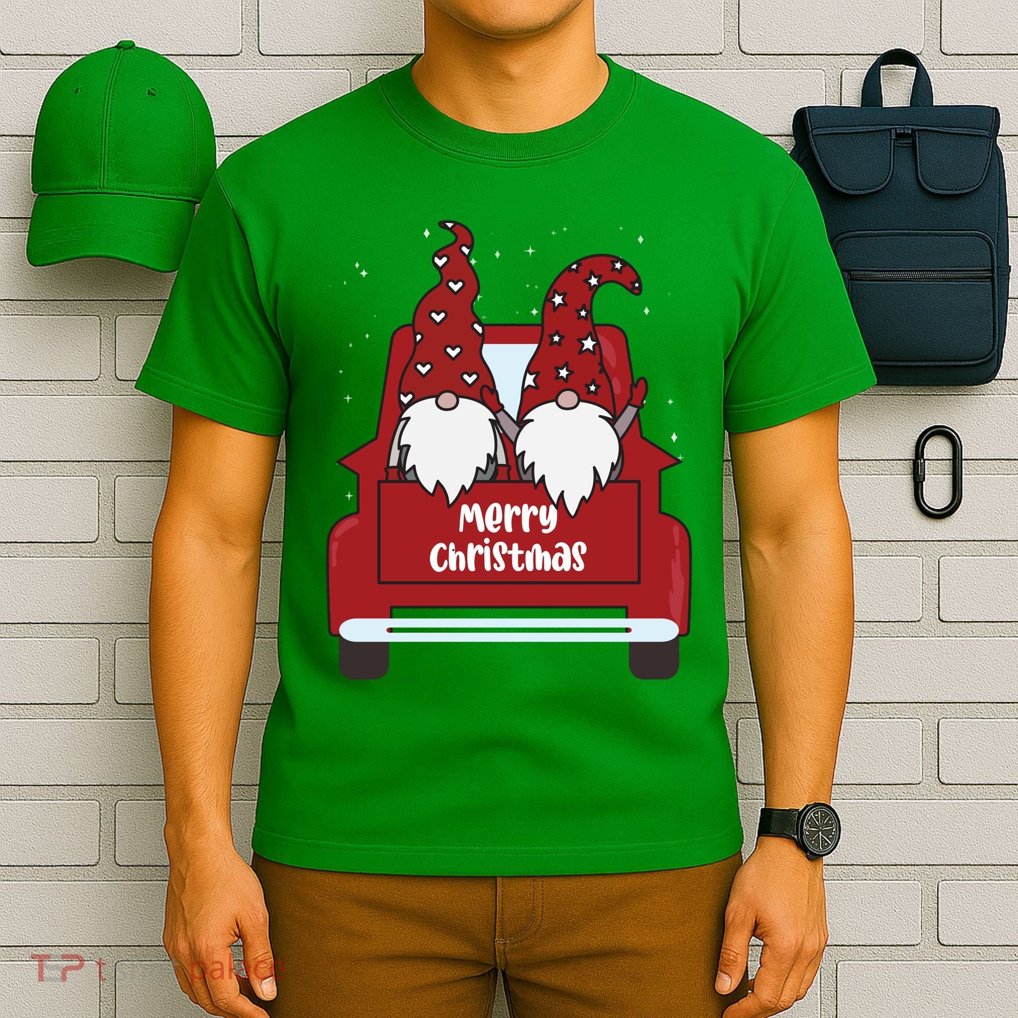Merry Christmas Gnome Holiday Cute T-Shirt