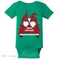 Merry Christmas Gnome Holiday Cute Baby Bodysuit thumb 0