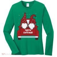 Merry Christmas Gnome Holiday Cute Women's Long Sleeve Shirt thumb 0
