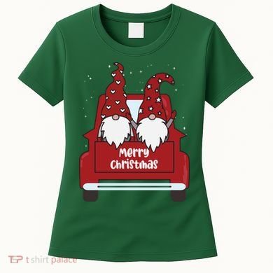 Merry Christmas Gnome Holiday Cute Women's T-Shirt